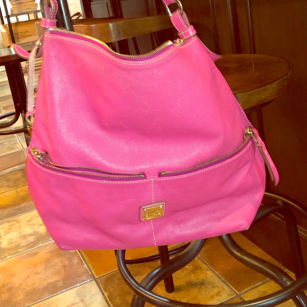 Pink Dooney & bourke large pocket sac